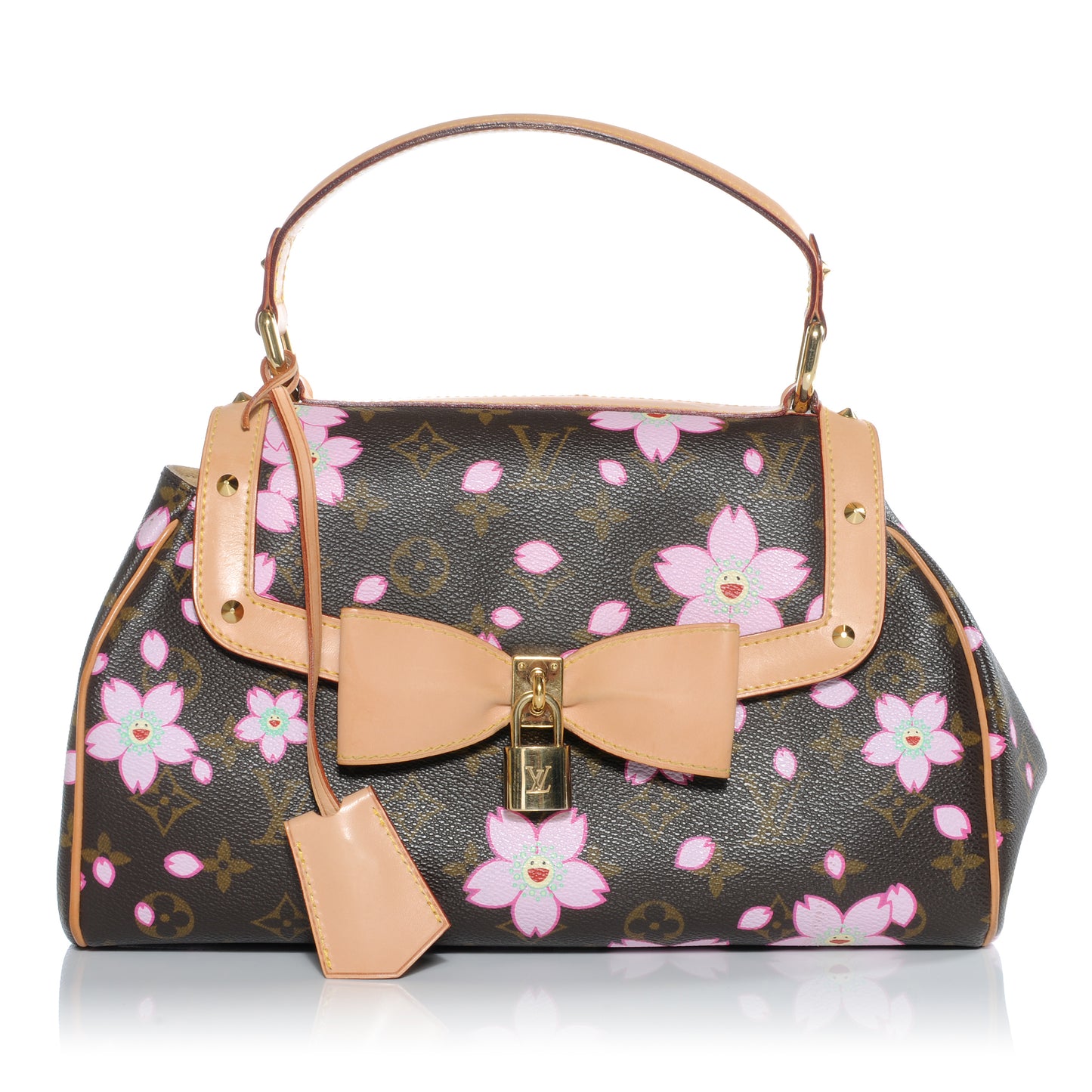 Monogram Cherry Blossom Sac Retro Bag Brown