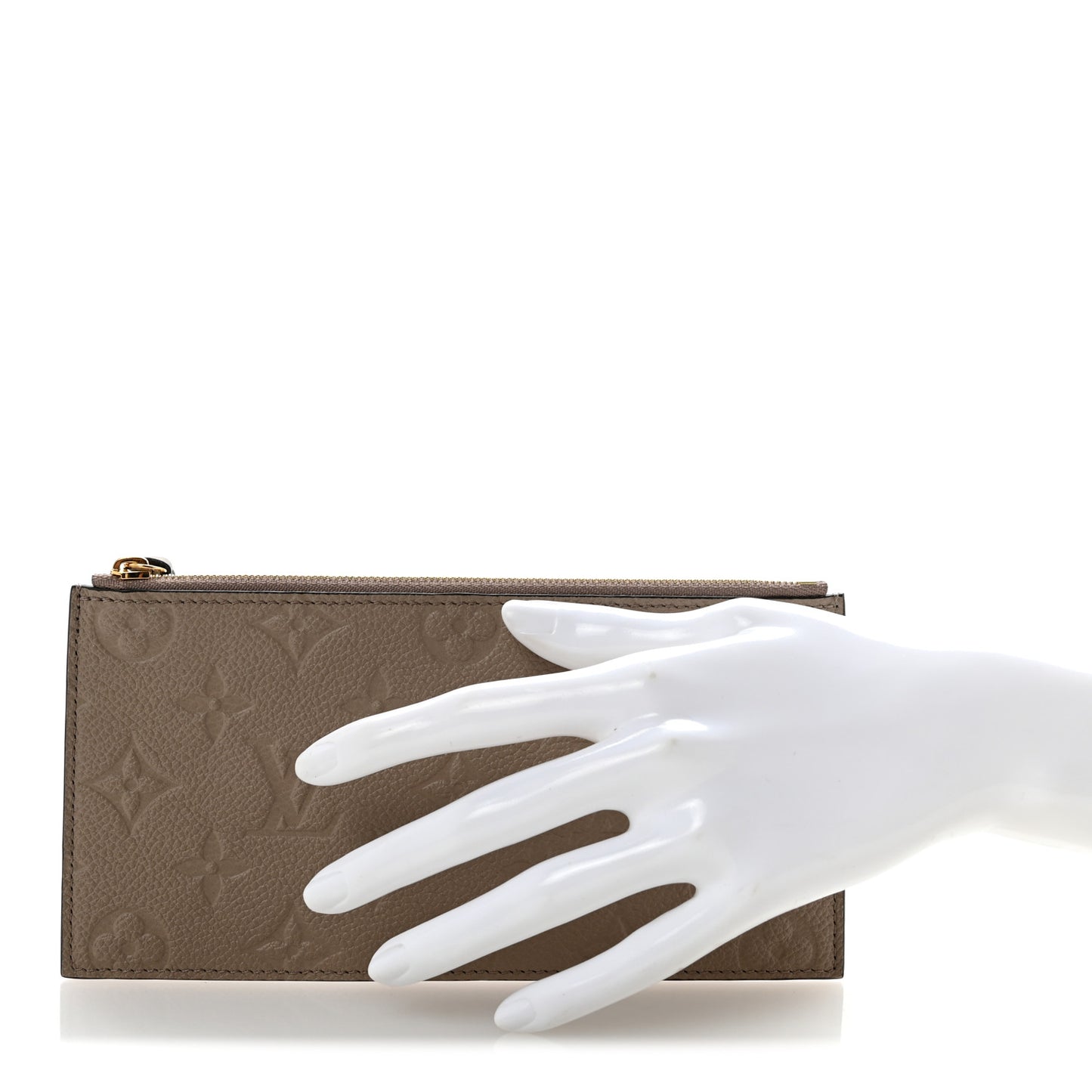 Empreinte Felicie Chain Wallet Zippered Insert Tourterelle