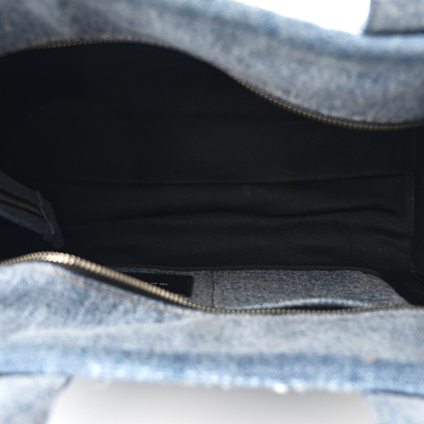 The Rip and Repair Denim Canvas Medium The Tote Bag Blue