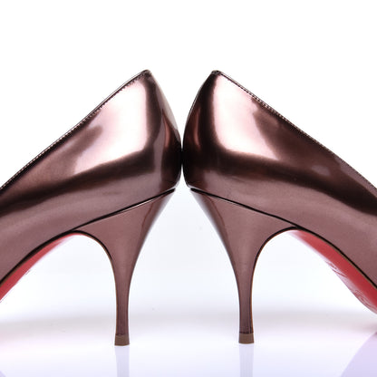 Christian Louboutin Patent Clare 80 Pumps 36.5 Bronze 11 of 12