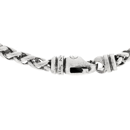 David Yurman Sterling Silver 4mm Wheat Chain Necklace 5 of 5