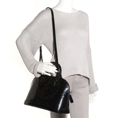 Louis Vuitton Vernis Alma PM Noir Magnetique 2 of 7