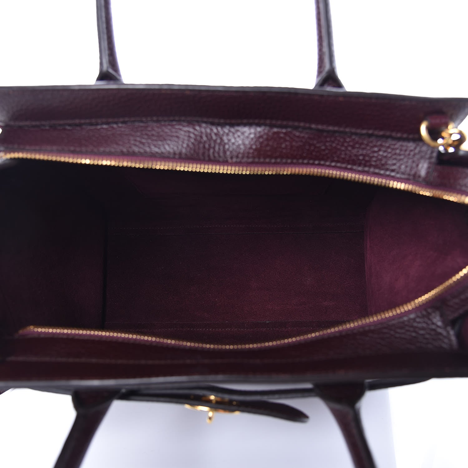 Mulberry Grain Vegetable Tanned Calfskin Small Zipped Bayswater Oxblood 5 of 13