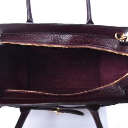 Mulberry Grain Vegetable Tanned Calfskin Small Zipped Bayswater Oxblood 5 of 13