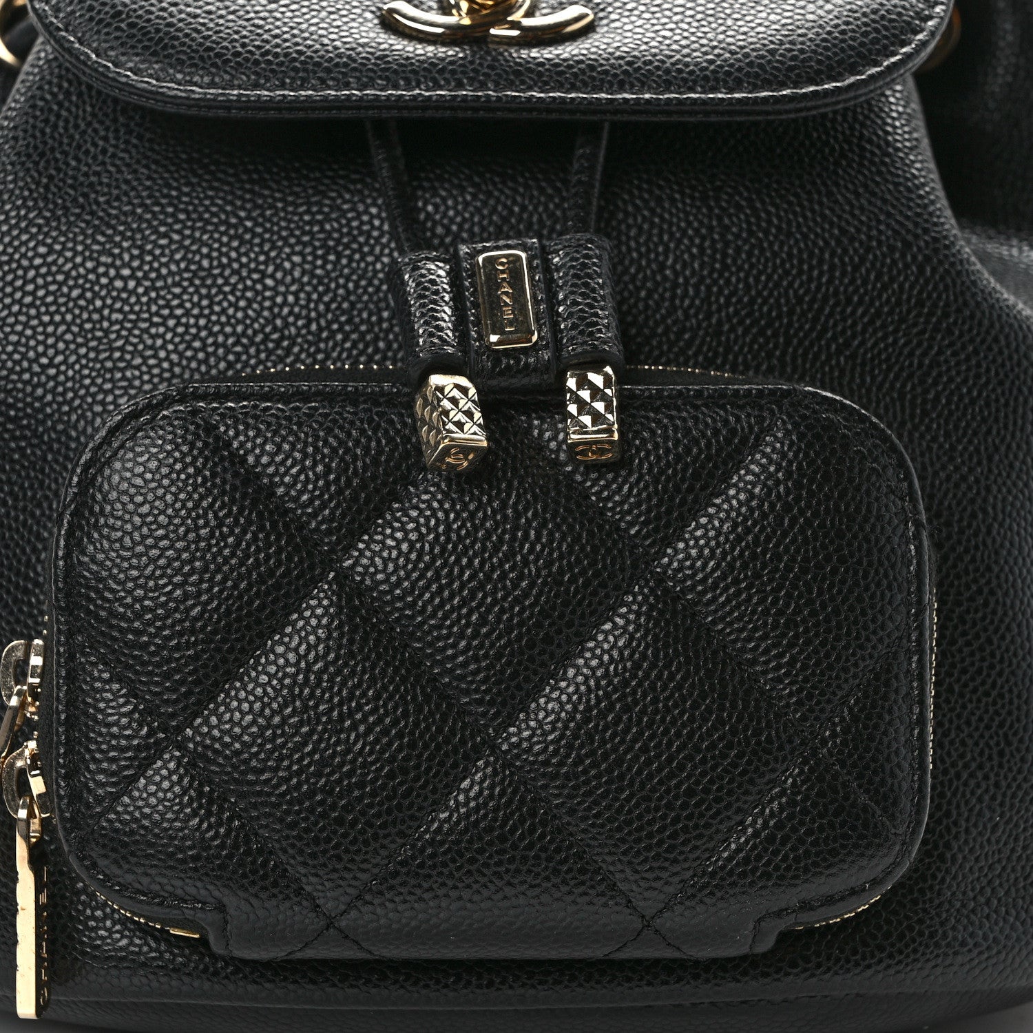 Chanel Caviar Quilted Mini Business Affinity Backpack Black 8 of 13