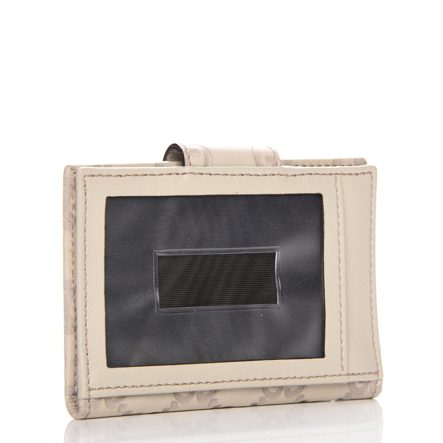 Guccissima Heart Travel Wallet Off White