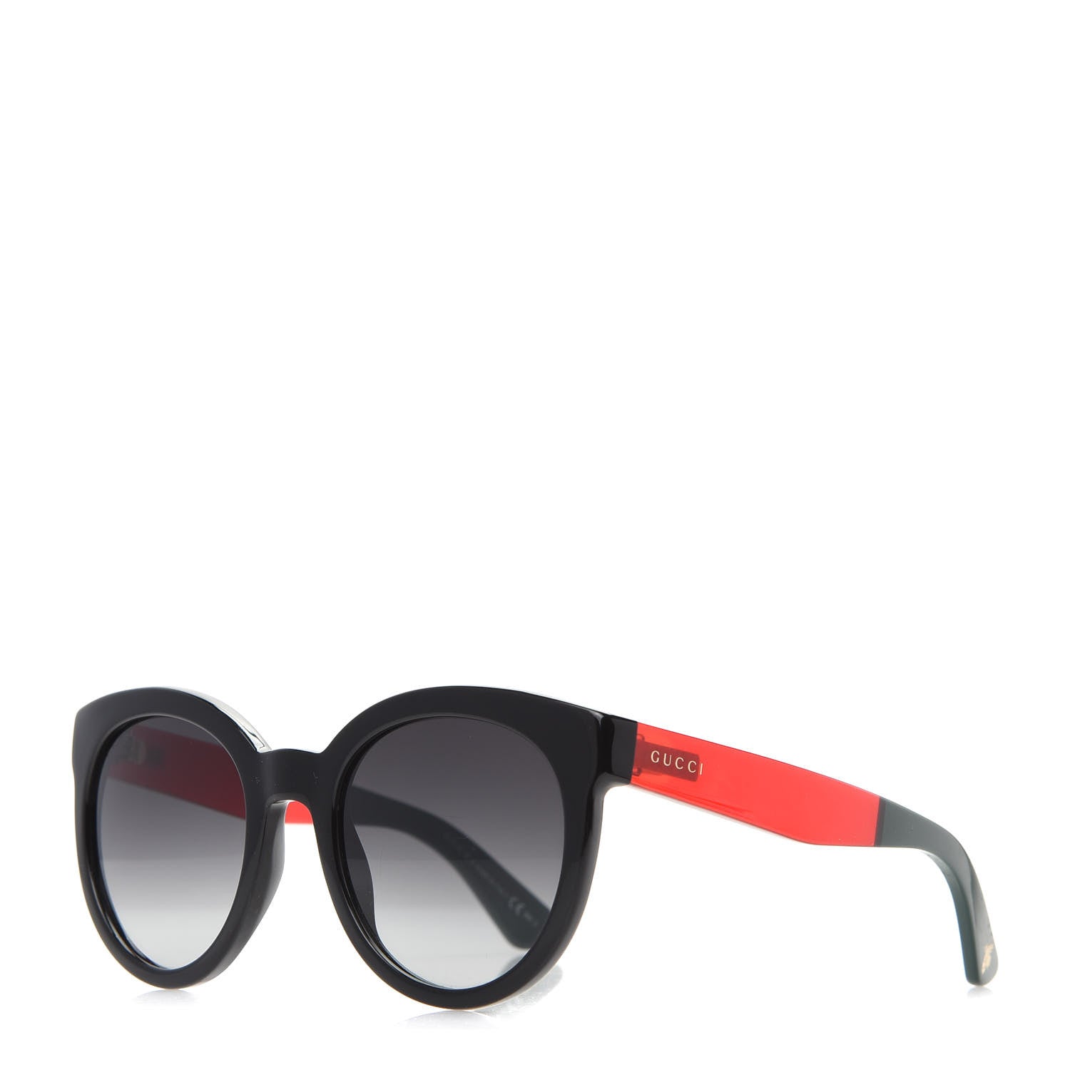 Gucci Acetate Cat Eye Sunglasses GG3810/S Black Red 1 of 8