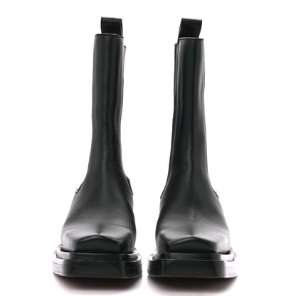 Bottega Veneta Calfskin Lean Mid-Calf Boots 38 Black 2 of 7