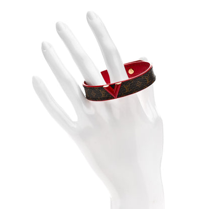 Louis Vuitton Monogram Essential V Bracelet Rouge 2 of 8