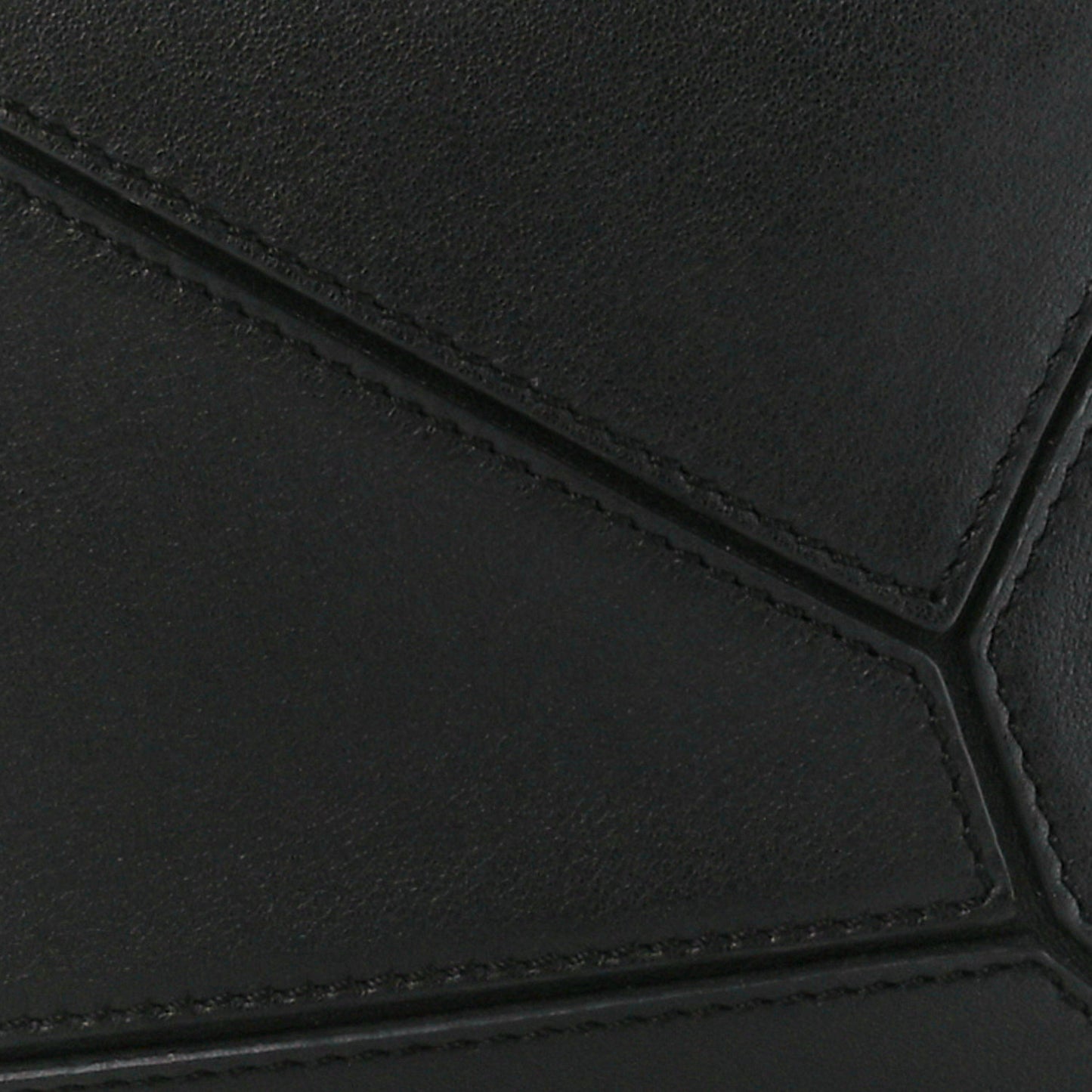 Calfskin Small Puzzle Bag Black