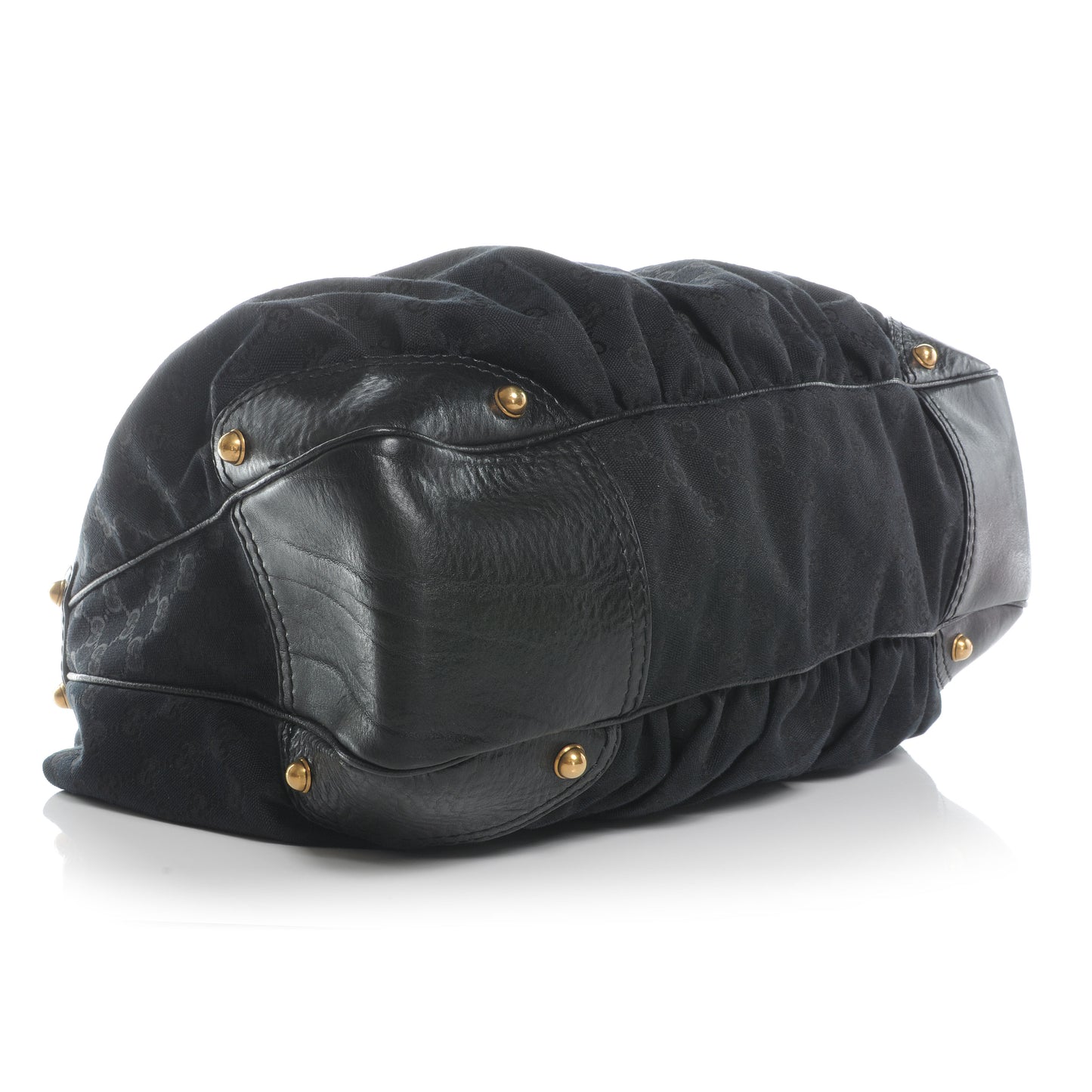 Monogram Large Jockey Hobo Black