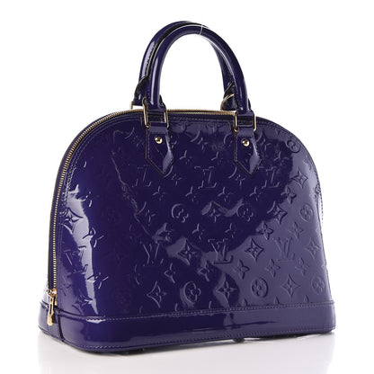 Louis Vuitton Vernis Alma PM Blueberry 3 of 11