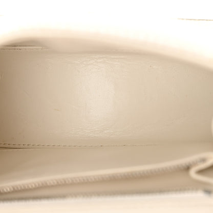Balenciaga Faux Calfskin Fabric Glow In The Dark Small Sneakerhead Top Handle Bag White Orange 11 of 15