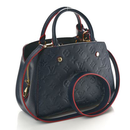 Louis Vuitton Empreinte Montaigne BB Marine Rouge 3 of 10