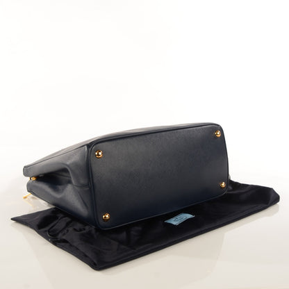 Prada Saffiano Medium Galleria Double Zip Tote Baltico 5 of 10