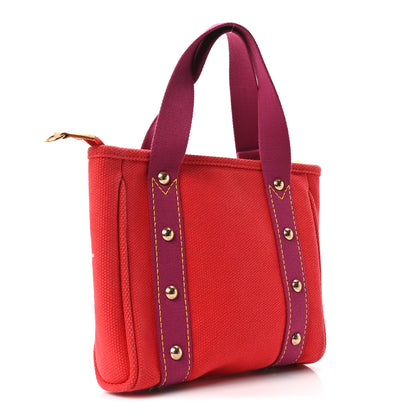 Louis Vuitton Antigua Cabas PM Red 3 of 10