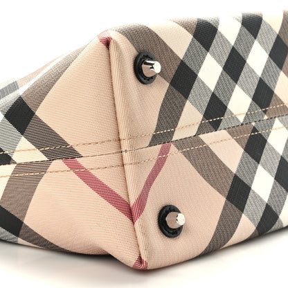 Burberry Nova Check Tote Black 8 of 9