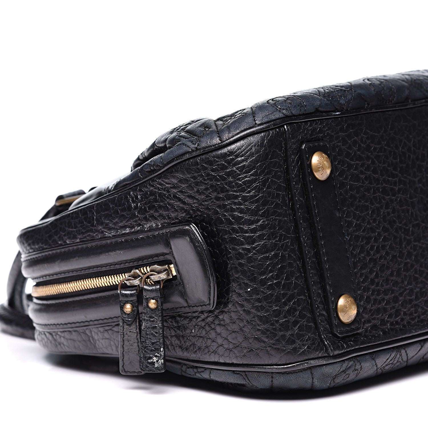 Louis Vuitton Lambskin Vienna Mizi Black 9 of 12