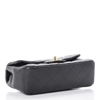 Chanel Caviar Quilted Mini Rectangular Flap Dark Charcoal 4 of 9