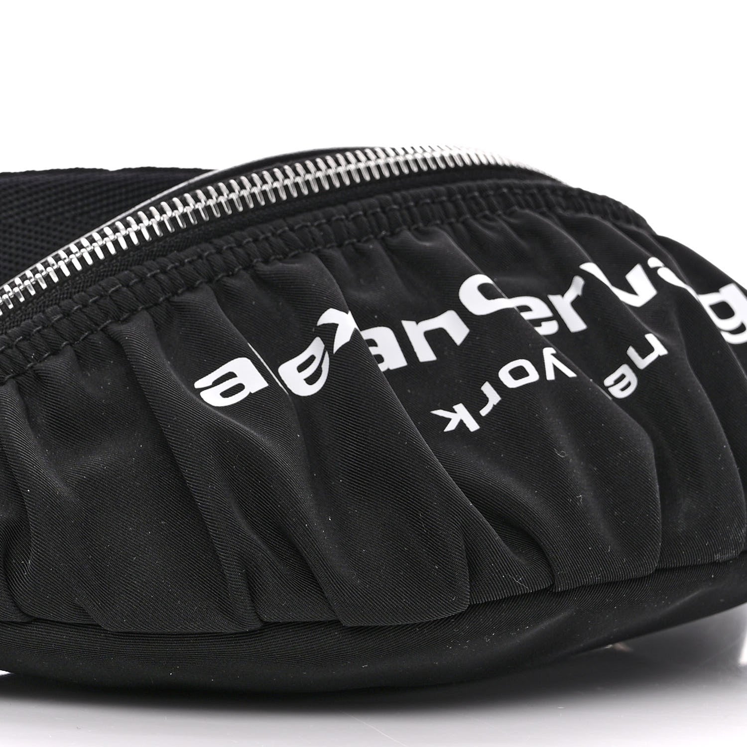 Alexander Wang Nylon Logo Printed Belt Bag Black 8 of 9