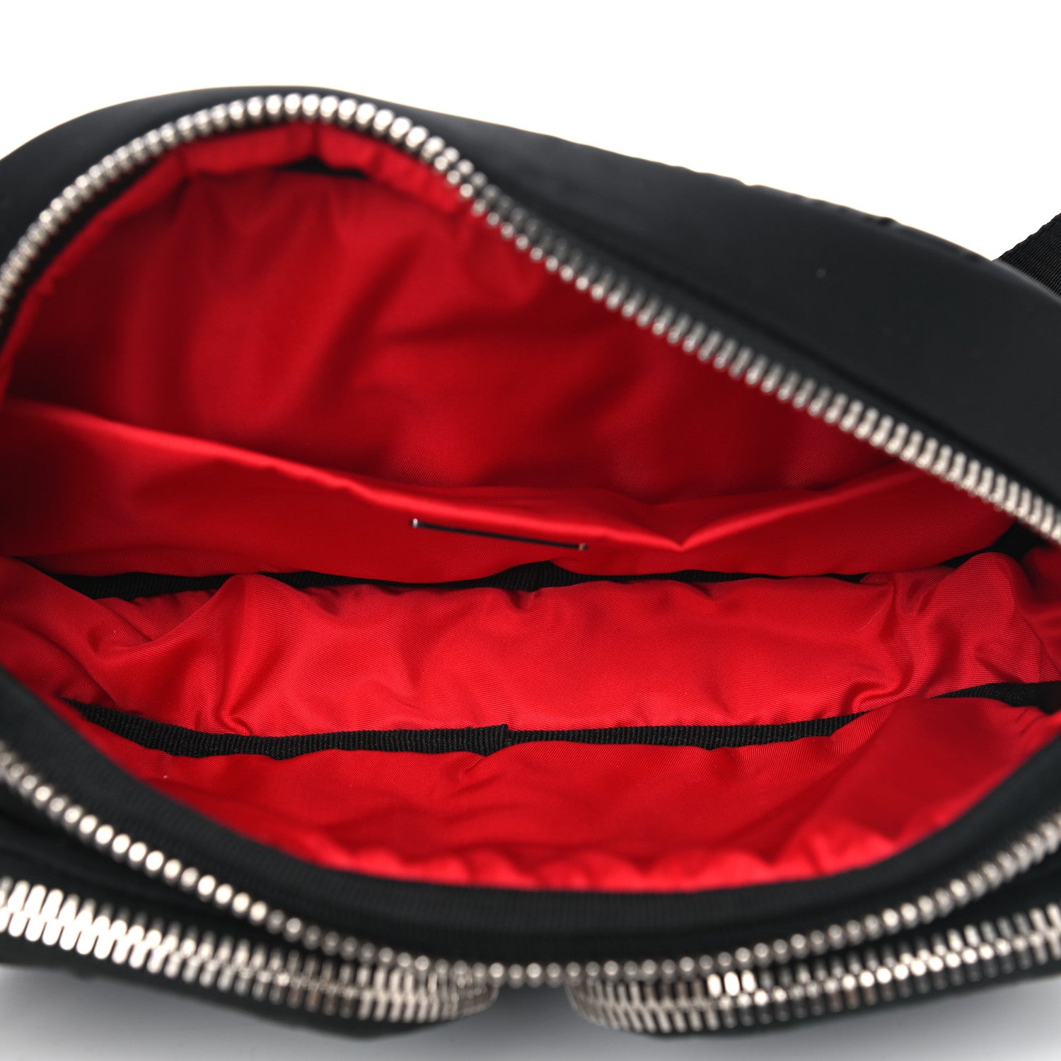 Prada Tessuto Nylon Soft Calf Belt Bag Black 4 of 4