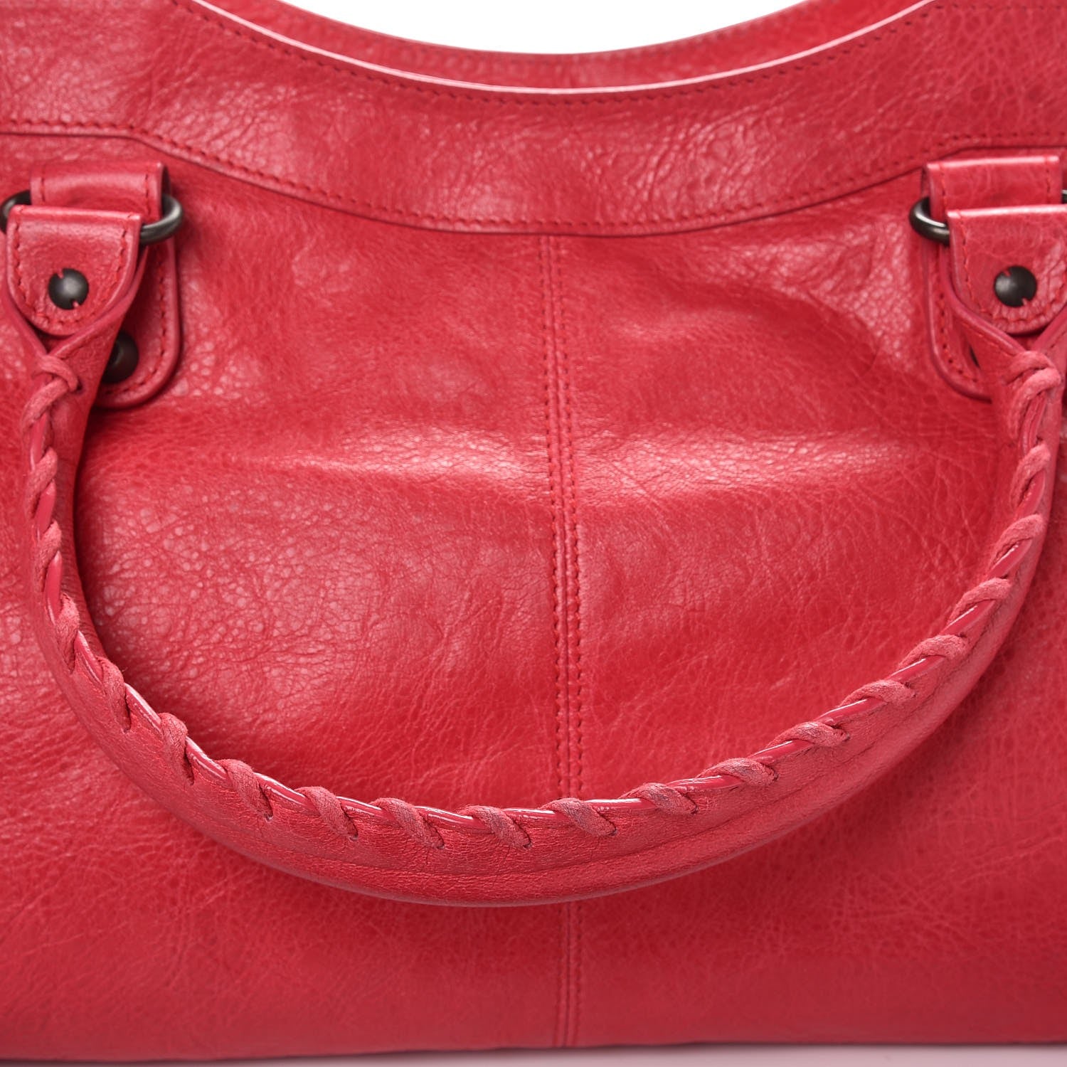 Balenciaga Agneau Classic Hardware Part Time Rose Thulian 8 of 9