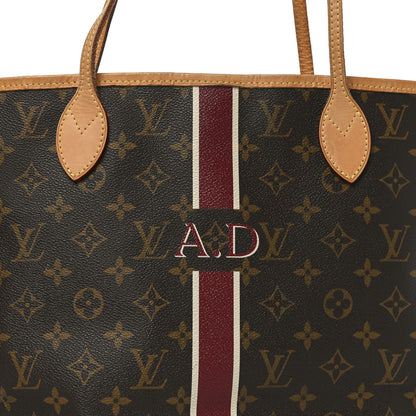 Louis Vuitton Monogram My LV Heritage Neverfull MM Bordeaux Ivory 7 of 9