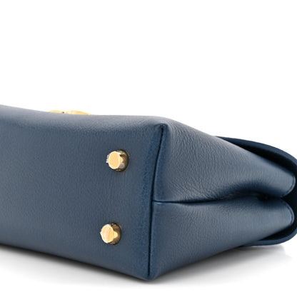 Celine Supple Grained Calfskin Teen Nino Teal Blue 10 of 11