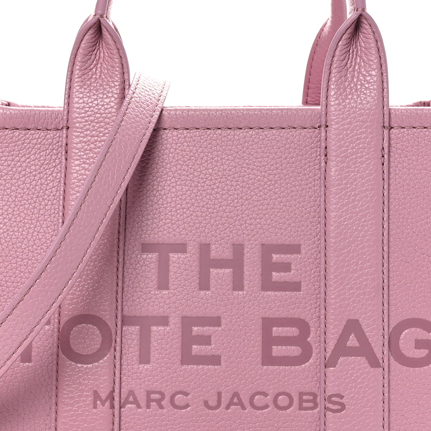 Marc Jacobs Grained Calfskin Small The Tote Bag Lilas 7 of 9