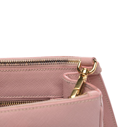 Prada Saffiano Small Galleria Double Zip Tote Orchidea 14 of 14