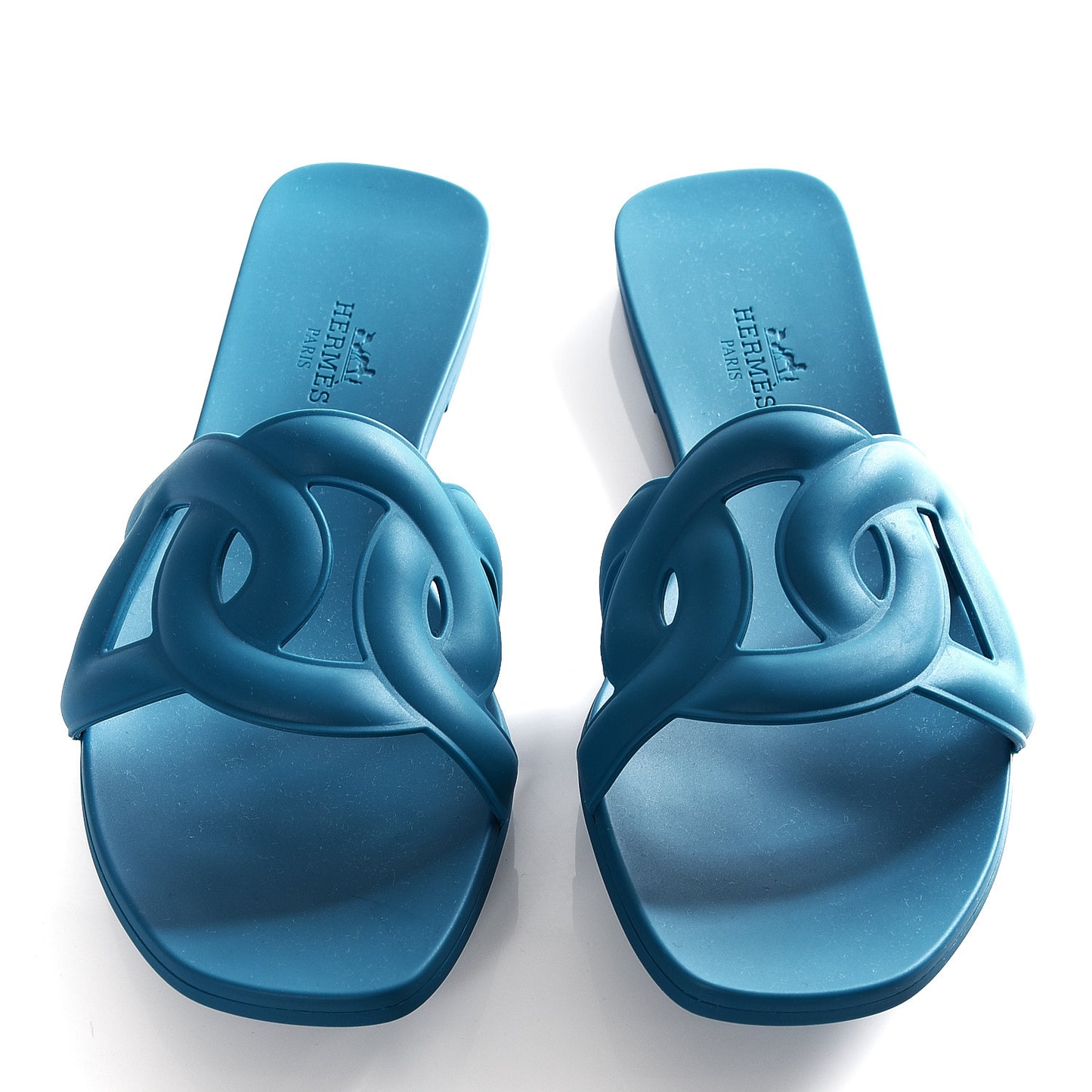 Rubber Aloha Sandals 36 Bleu Vif