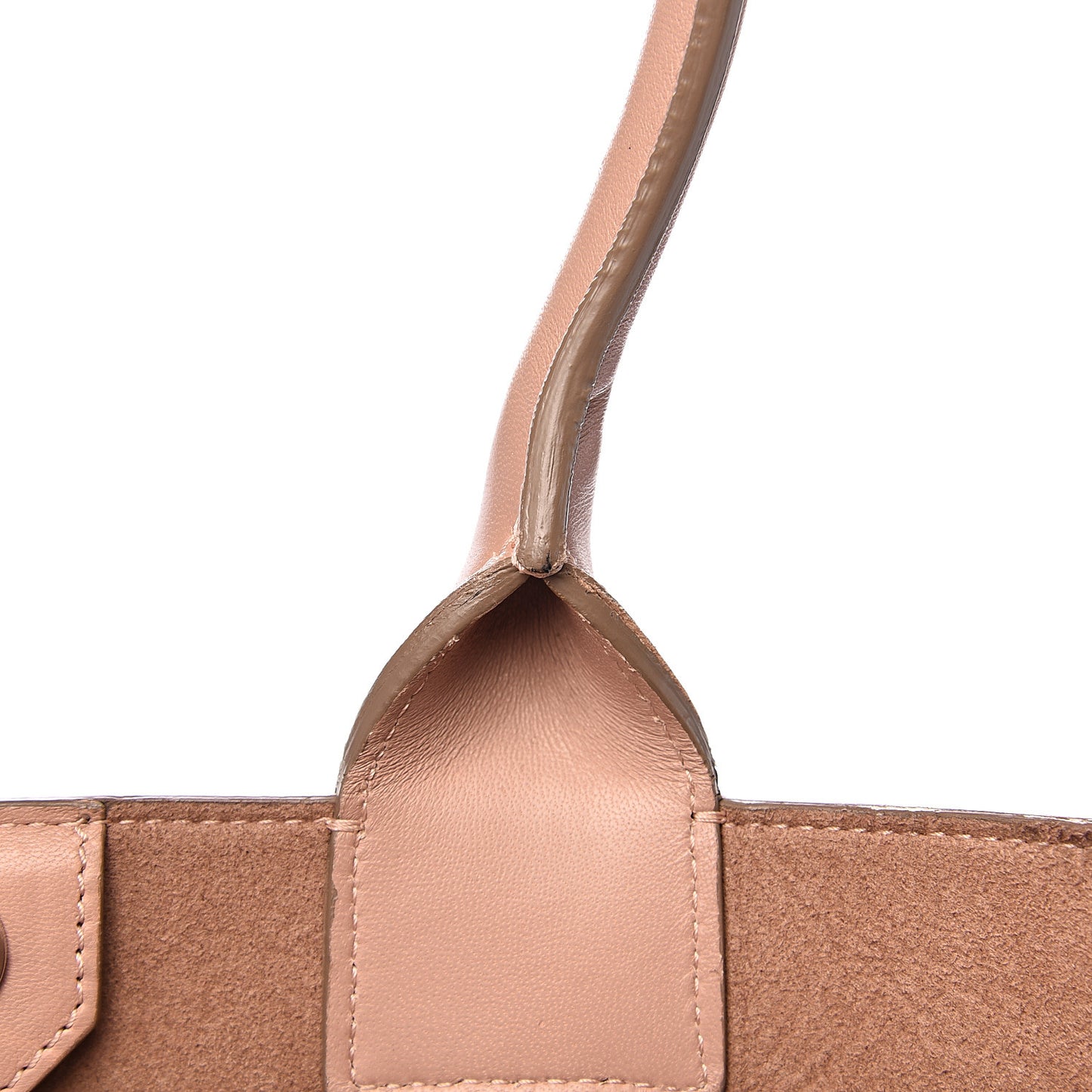 Nappa Medium Easy Tote Pale Pink