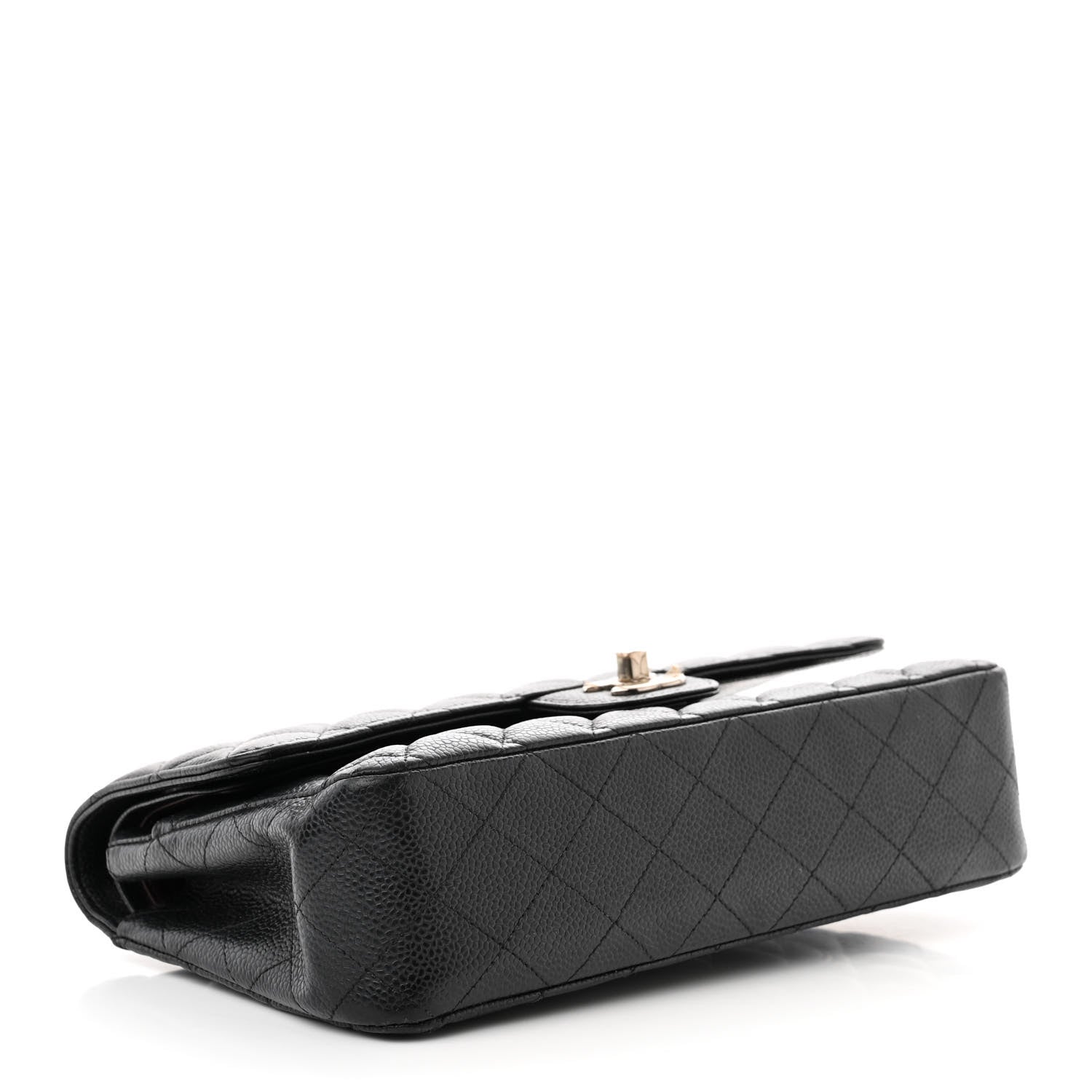 Chanel Caviar Quilted Medium Double Flap Black 4 of 12