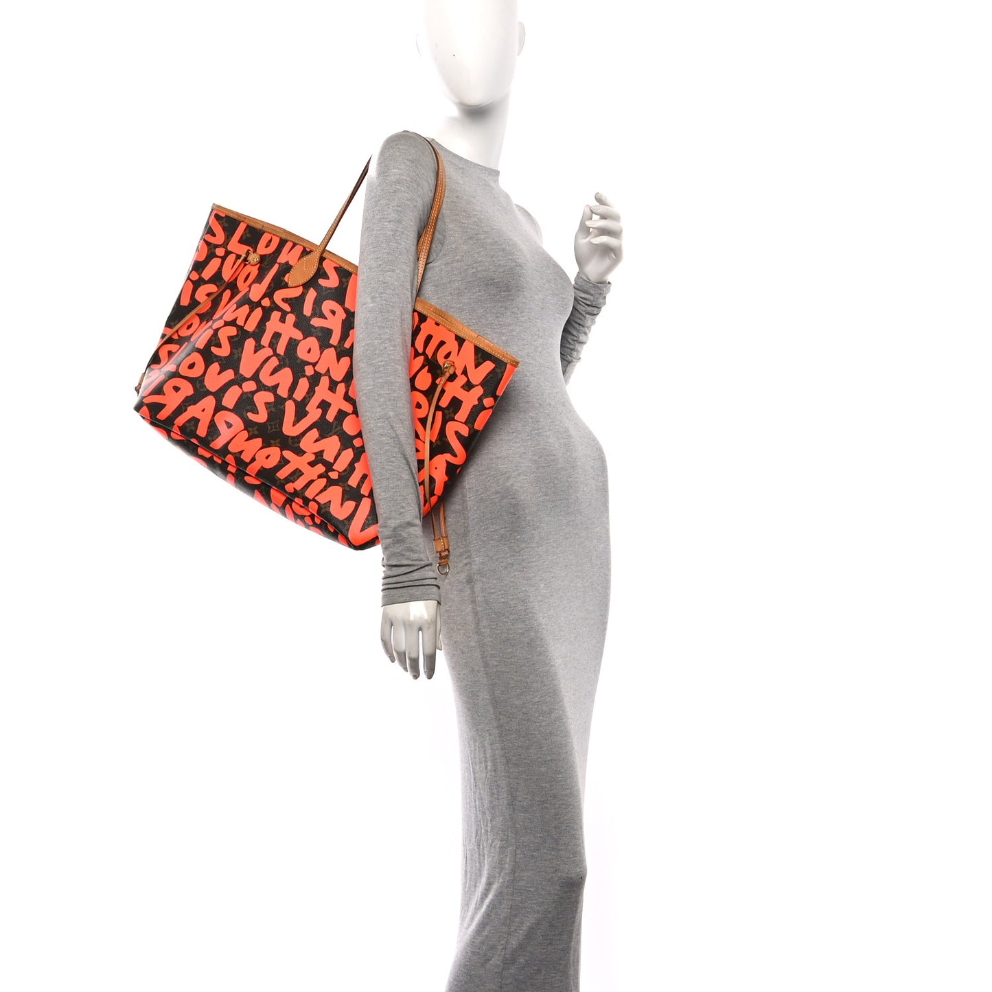 Monogram Graffiti Neverfull GM Orange