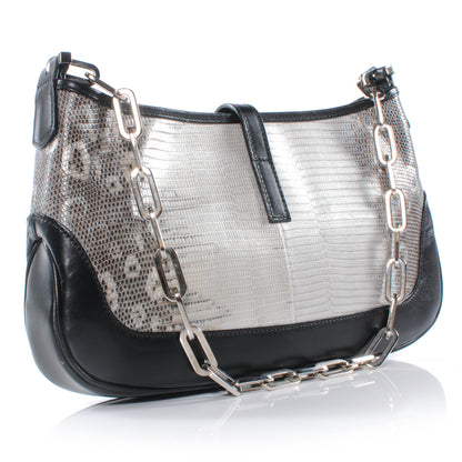 Gucci Lizard Jackie O Shoulder Bag 3 of 8