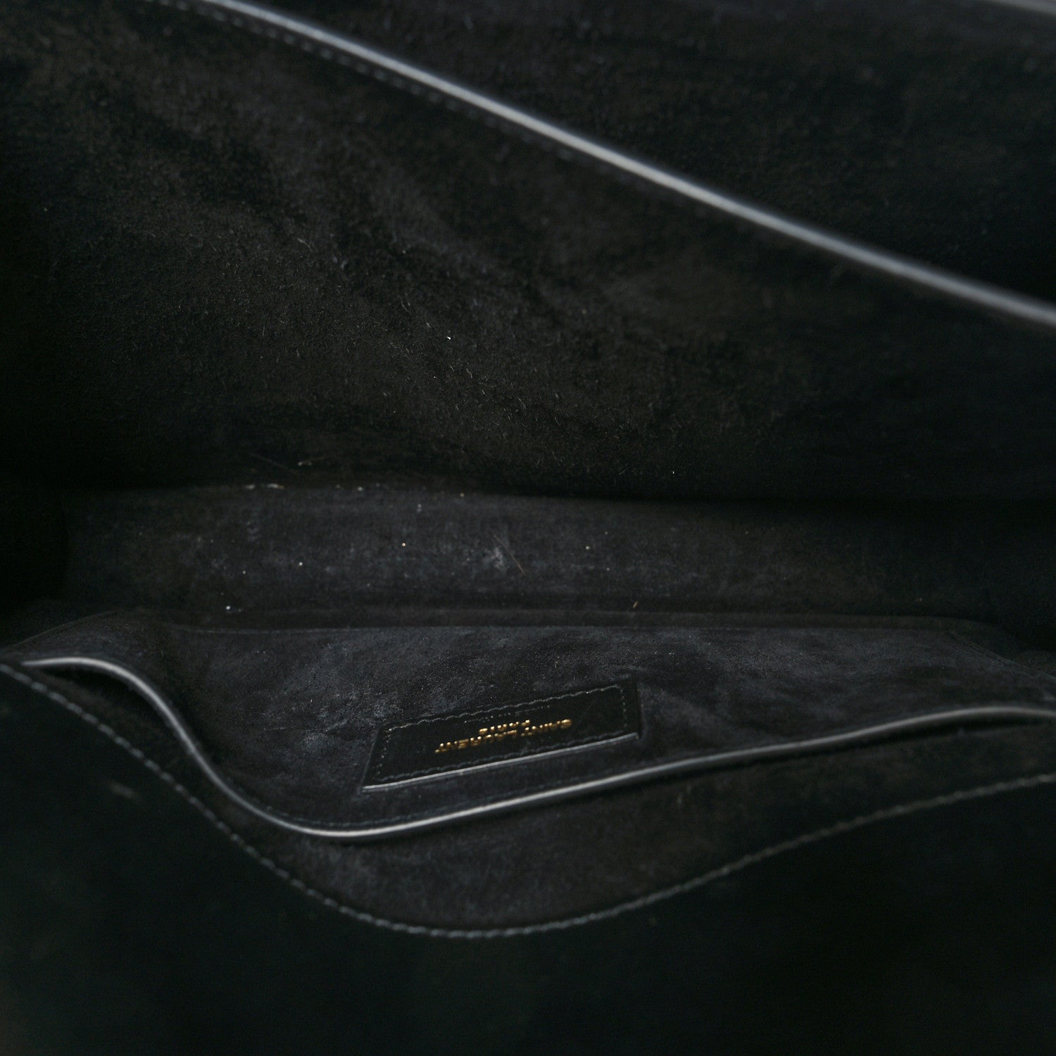 Saint Laurent Calfskin Medium Monogram Sunset Black 6 of 11