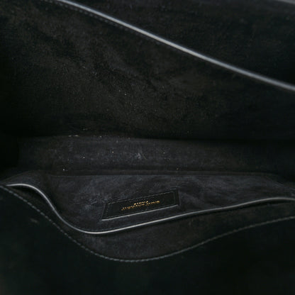 Saint Laurent Calfskin Medium Monogram Sunset Black 6 of 11