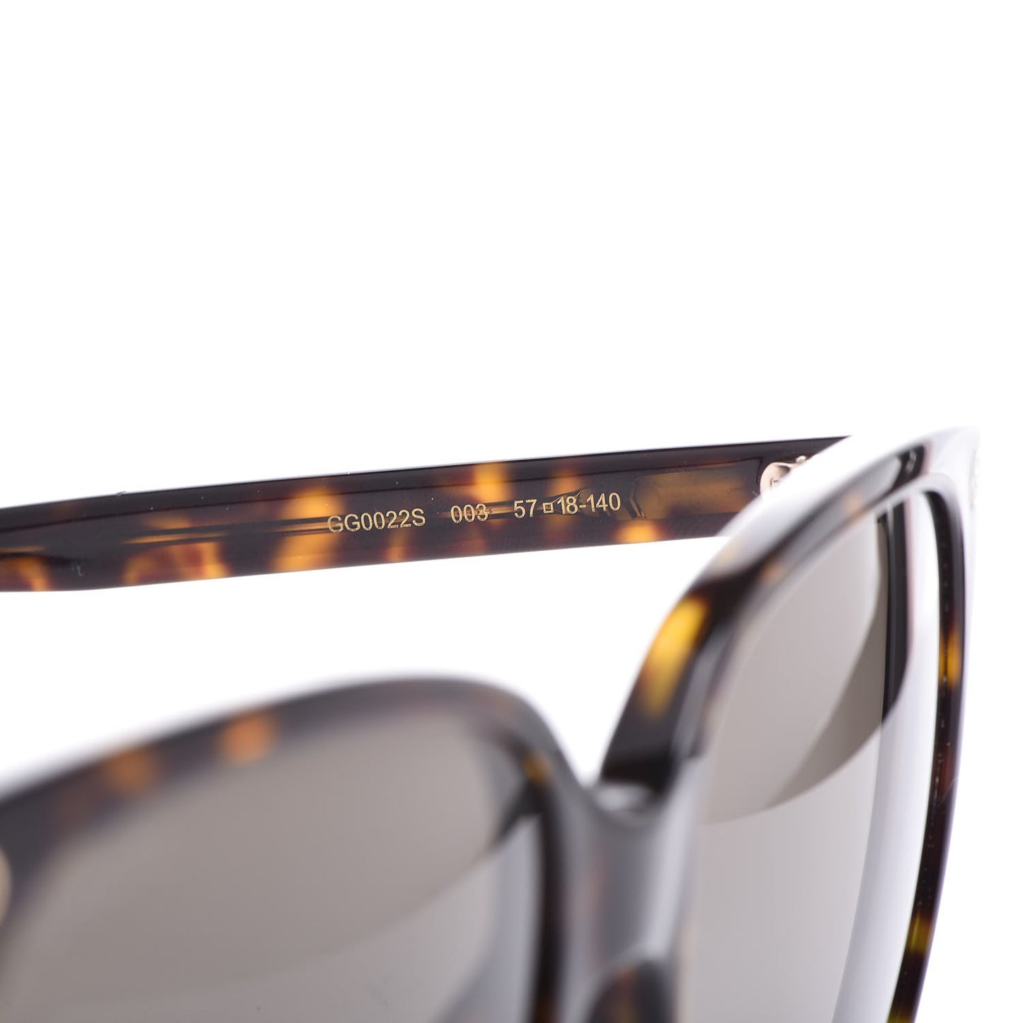 GG Sunglasses GG0022/S Tortoise