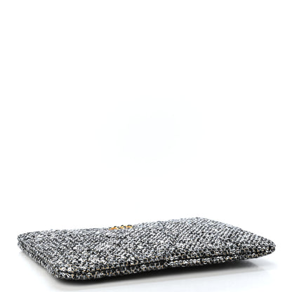 Chanel Sequins Medium 19 Pouch Silver 5 of 8