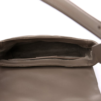 Saint Laurent Satin Quilted Le 57 Diamond Shoulder Bag Mouse 5 of 9