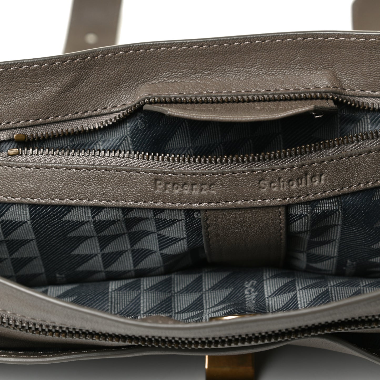 Lambskin Medium PS1 Satchel Smoke