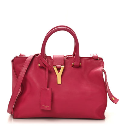 Saint Laurent Calfskin Small Classic Y Cabas Fuchsia 1 of 14