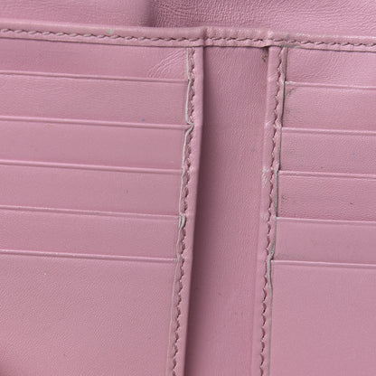 Gucci Guccissima Dice French Flap Wallet Carmine Rose 10 of 11