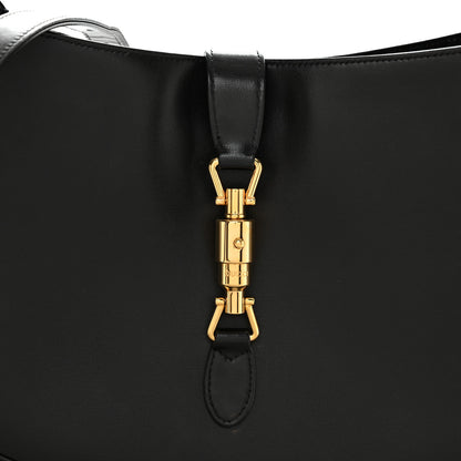Gucci Boarded Dyana Lux Calfskin Medium Jackie 1961 Hobo Black 10 of 13