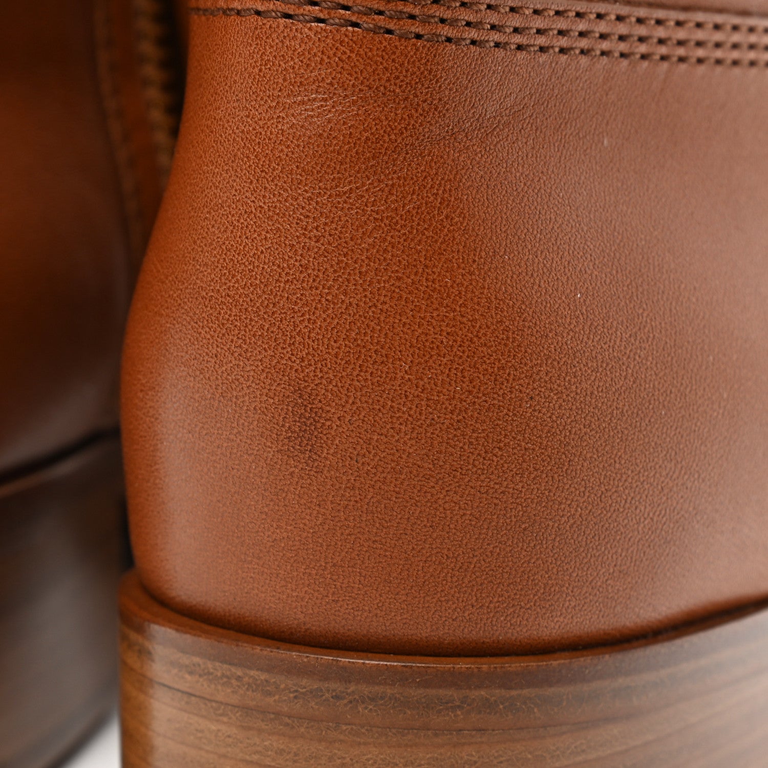 Chanel Calfskin CC Logo Mid Calf Boots 38.5 Caramel 11 of 12