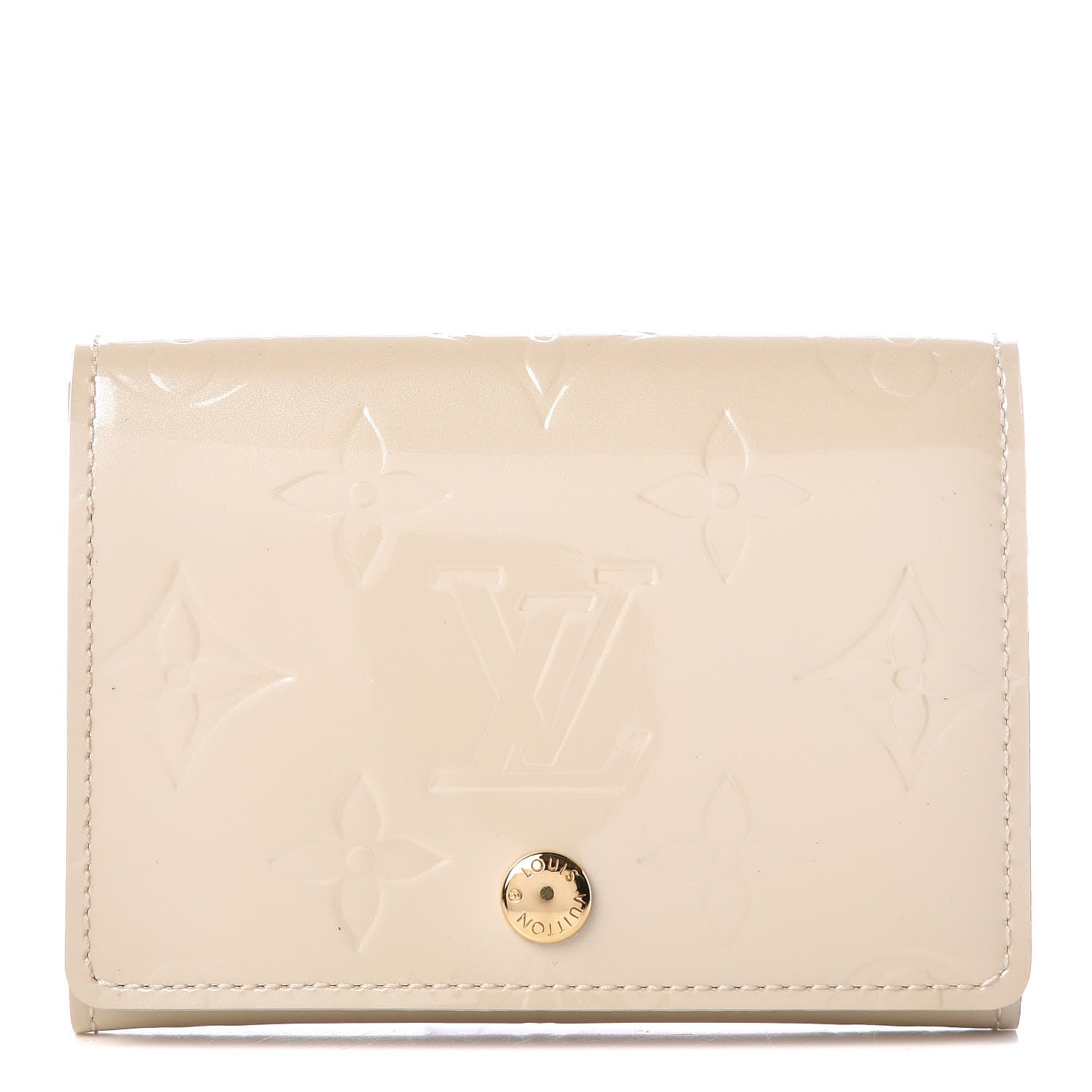 Louis Vuitton Vernis Business Card Holder Blanc Corail 1 of 8