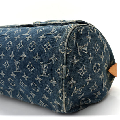 Louis Vuitton Monogram Denim Neo Speedy Blue 9 of 9