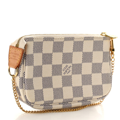 Louis Vuitton Damier Azur Mini Pochette Accessories 3 of 10