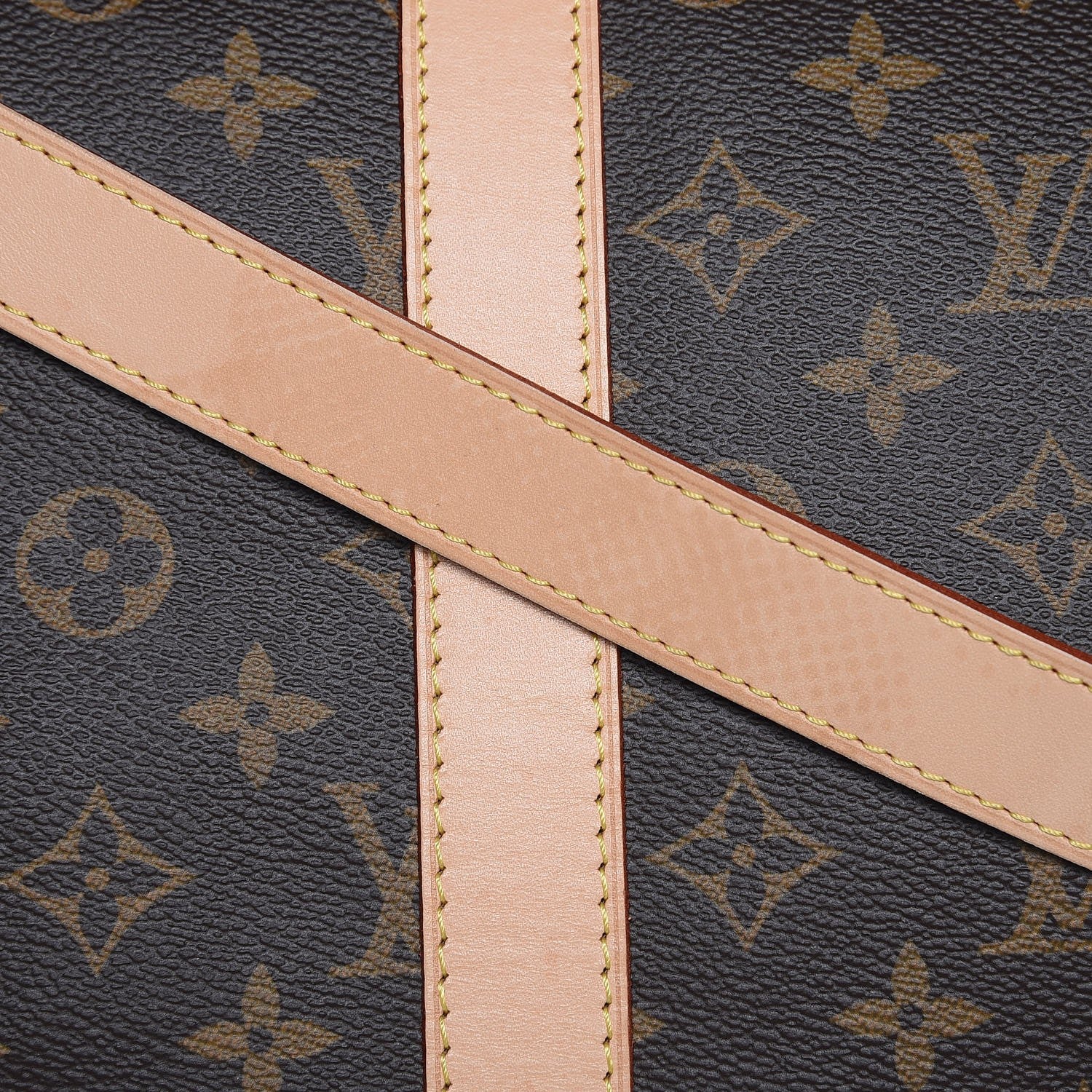 Louis Vuitton Monogram Keepall Bandouliere 55 16 of 17