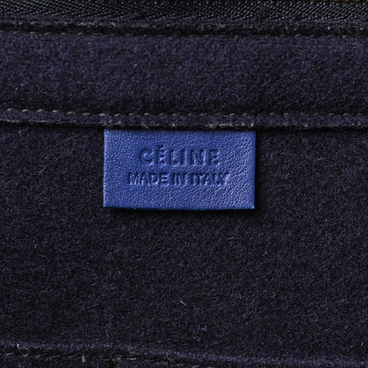 Celine Smooth Calfskin Medium Belt Cabas Phantom Royal Blue 10 of 11